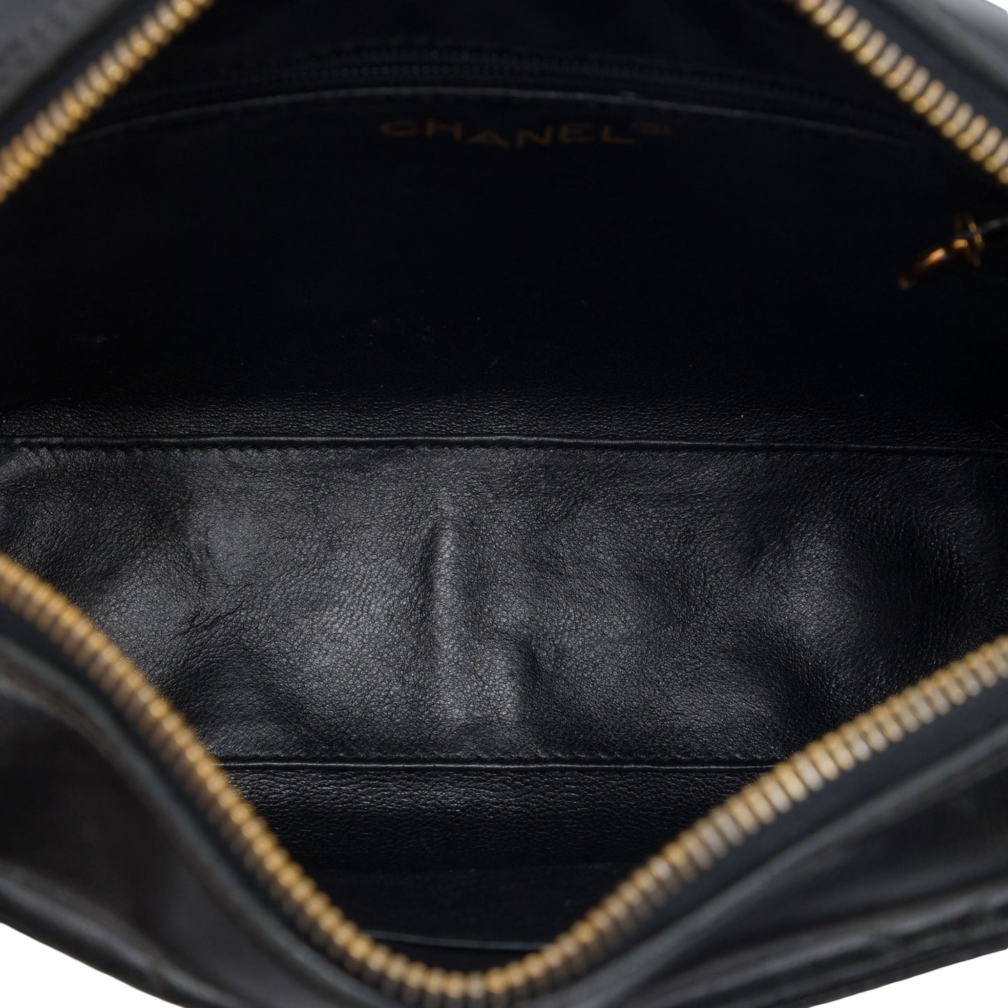 Chanel CC Quilted Lambskin Twisted Strap Crossbody