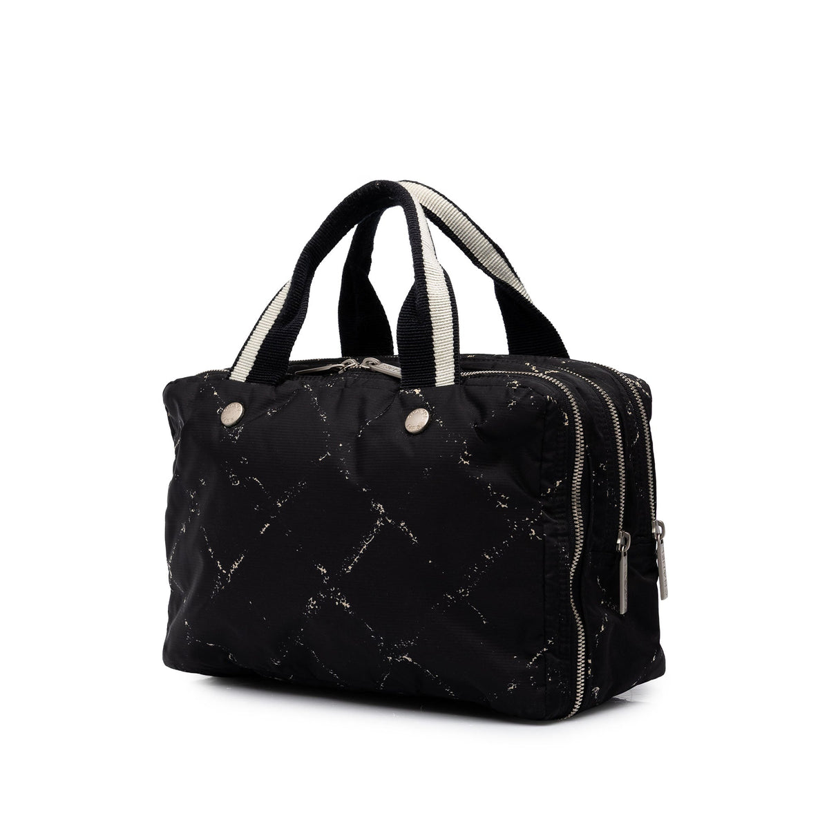 Chanel Old Travel Line Nylon Handbag — Black