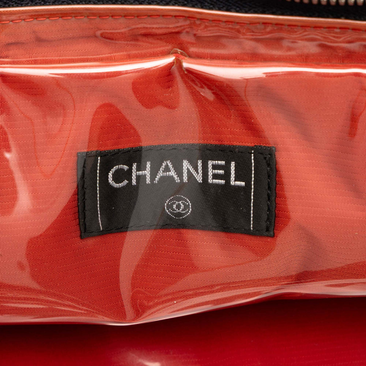 Chanel Old Travel Line Nylon Handbag — Black