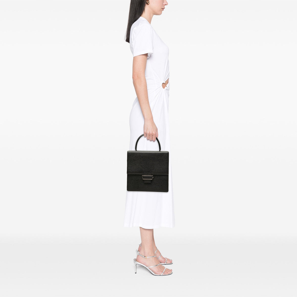 LOEWE Textured Leather Top Handle Bag