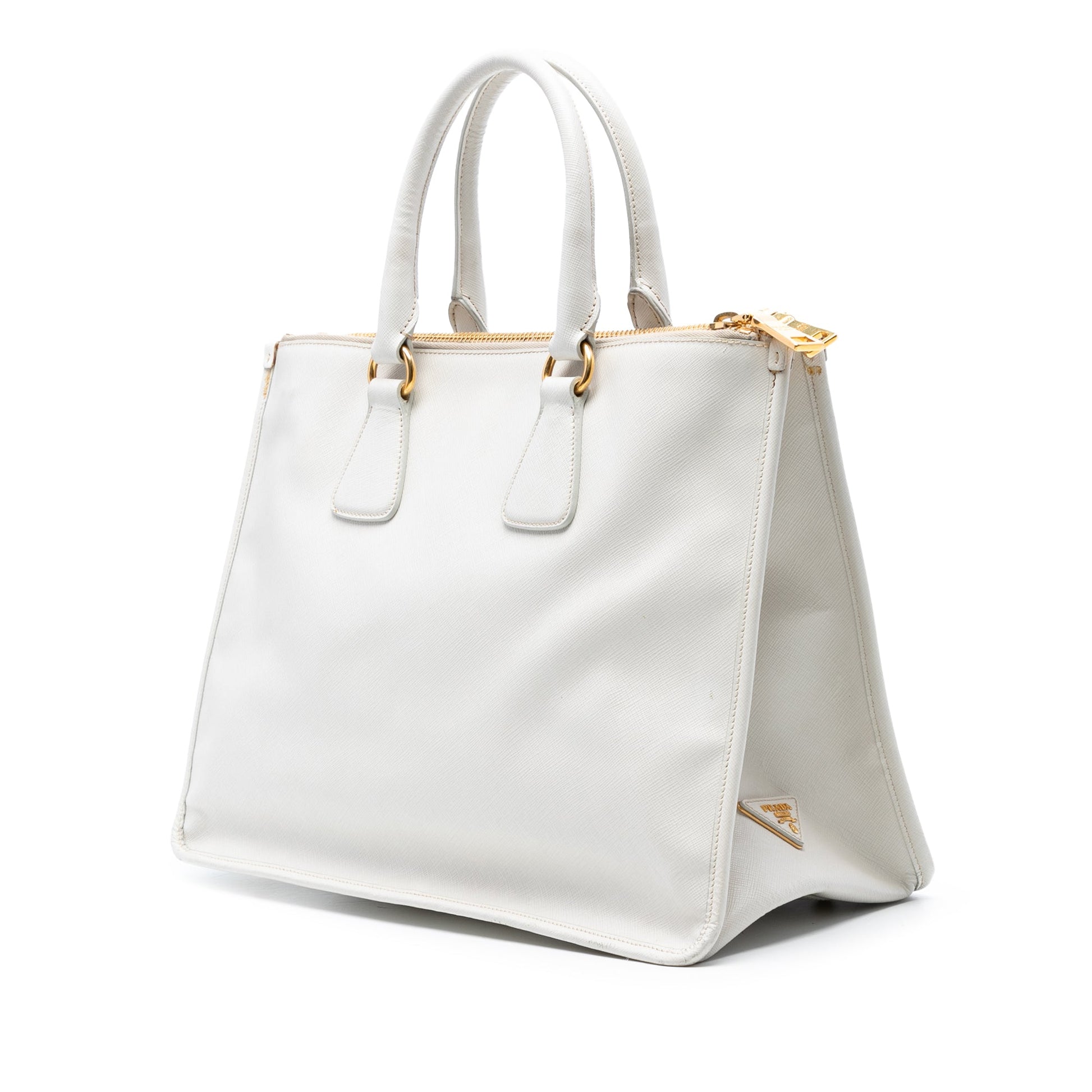 Prada Saffiano Lux Double Zip Tote