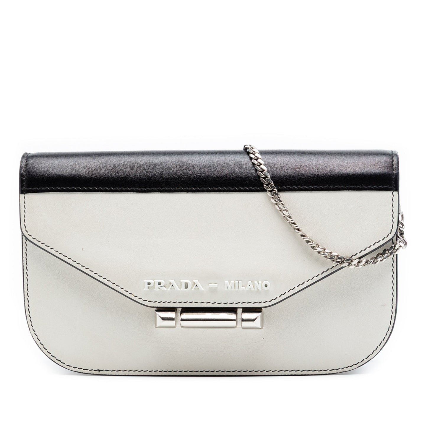 Prada City Calf Sybille Flap Chain Crossbody