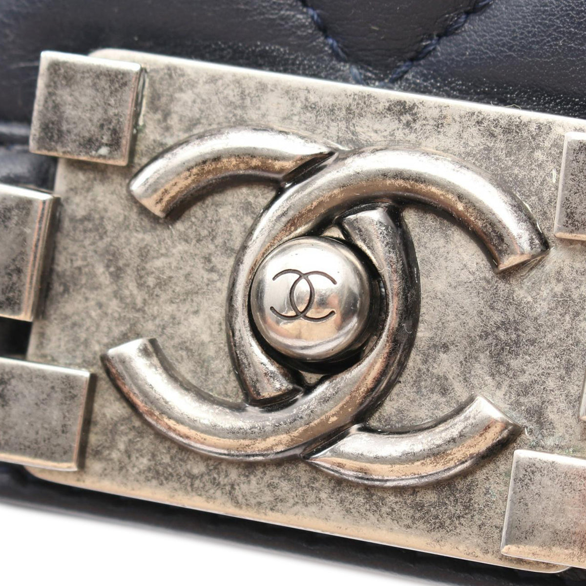 Chanel Old Medium Quilted Lambskin Boy Flap