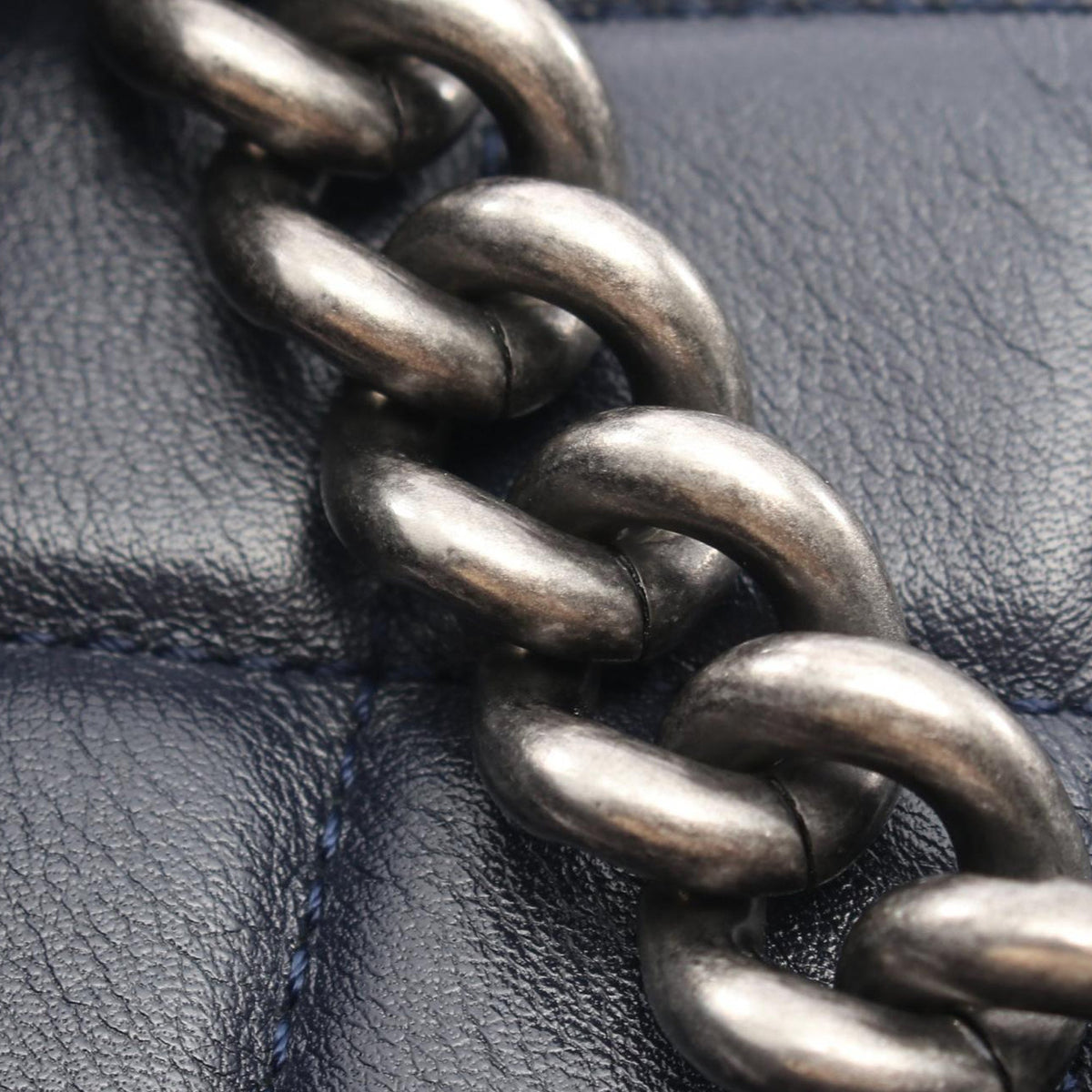 Chanel Old Medium Quilted Lambskin Boy Flap