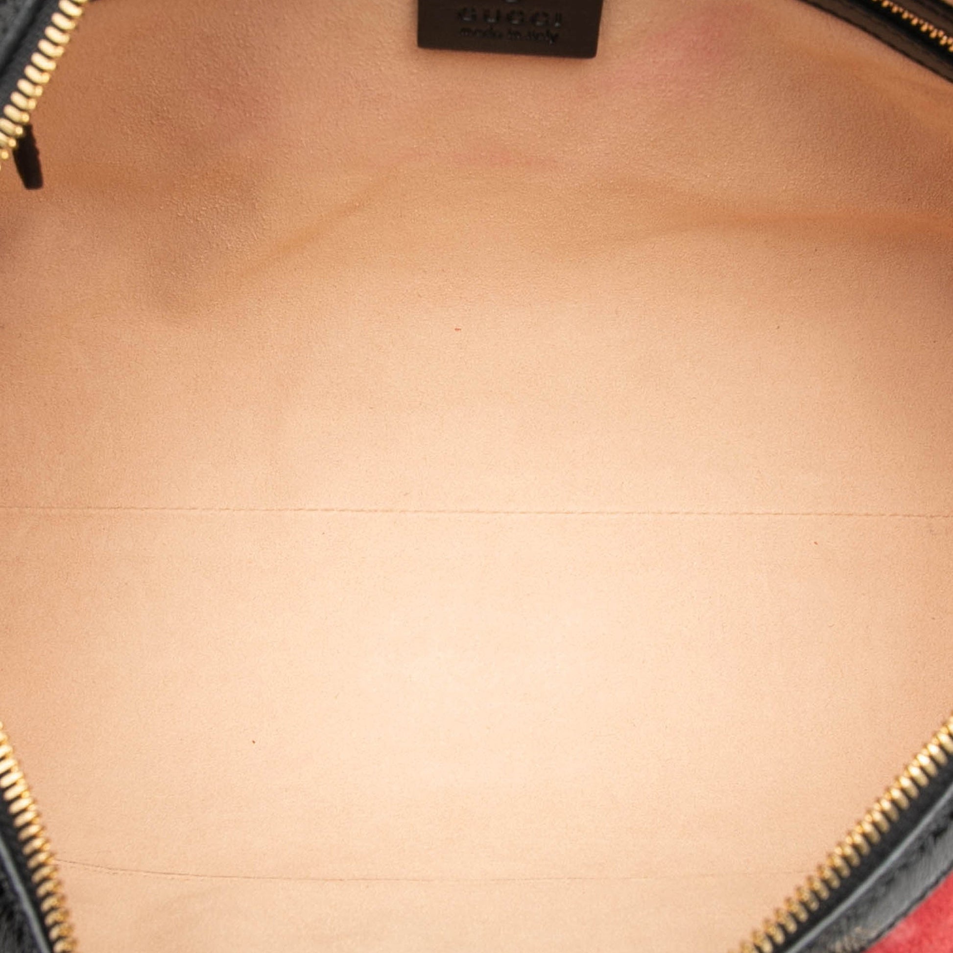 Gucci Medium Suede Web Ophidia Top Handle Bag