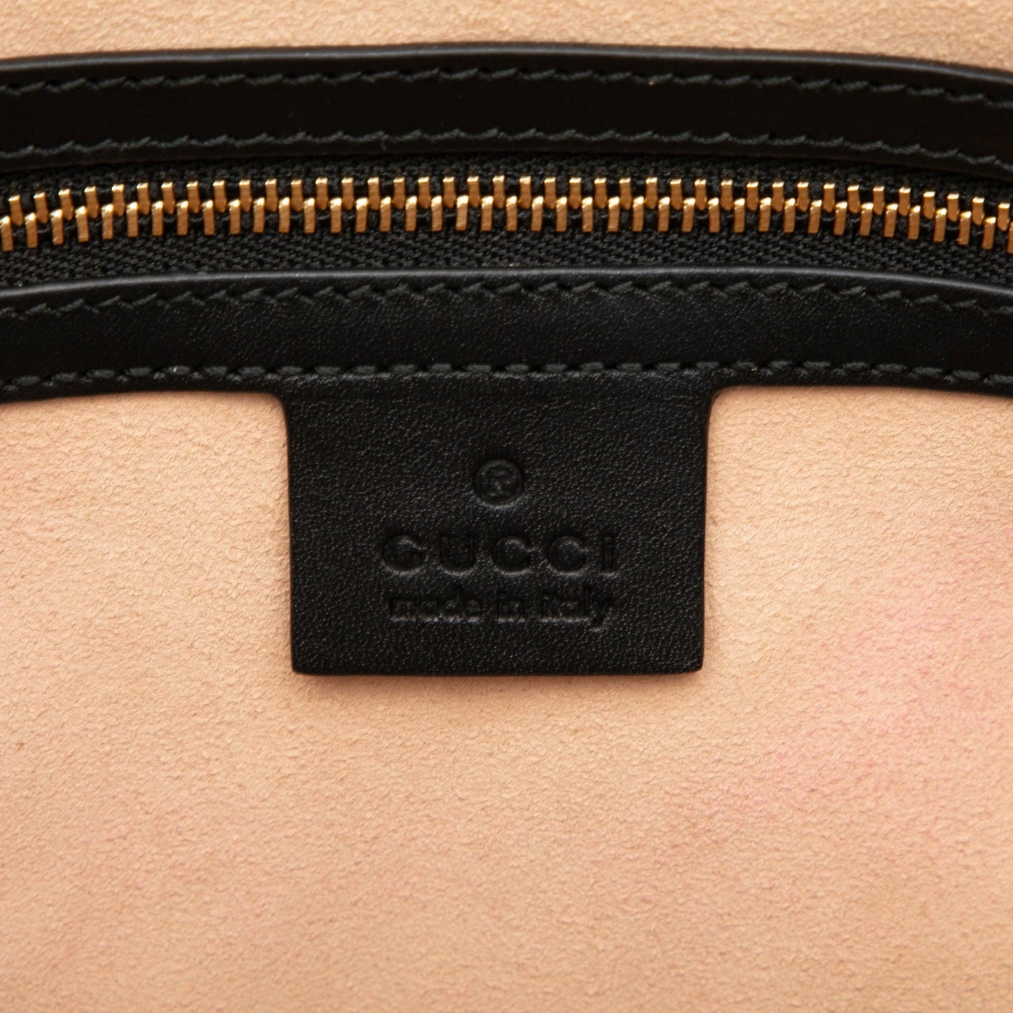 Gucci Medium Suede Web Ophidia Top Handle Bag