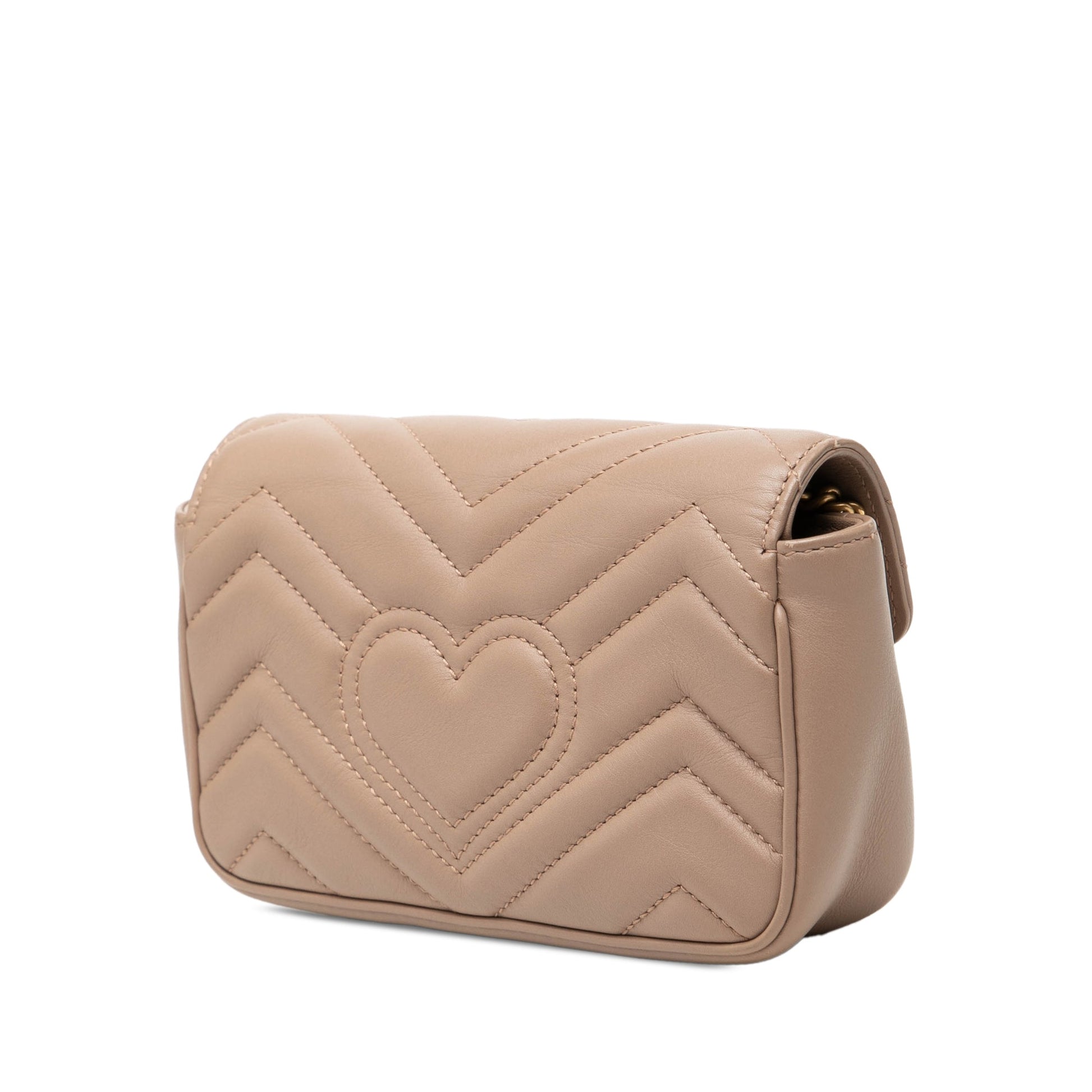 Gucci Mini GG Marmont Matelasse Leather Flap Crossbody