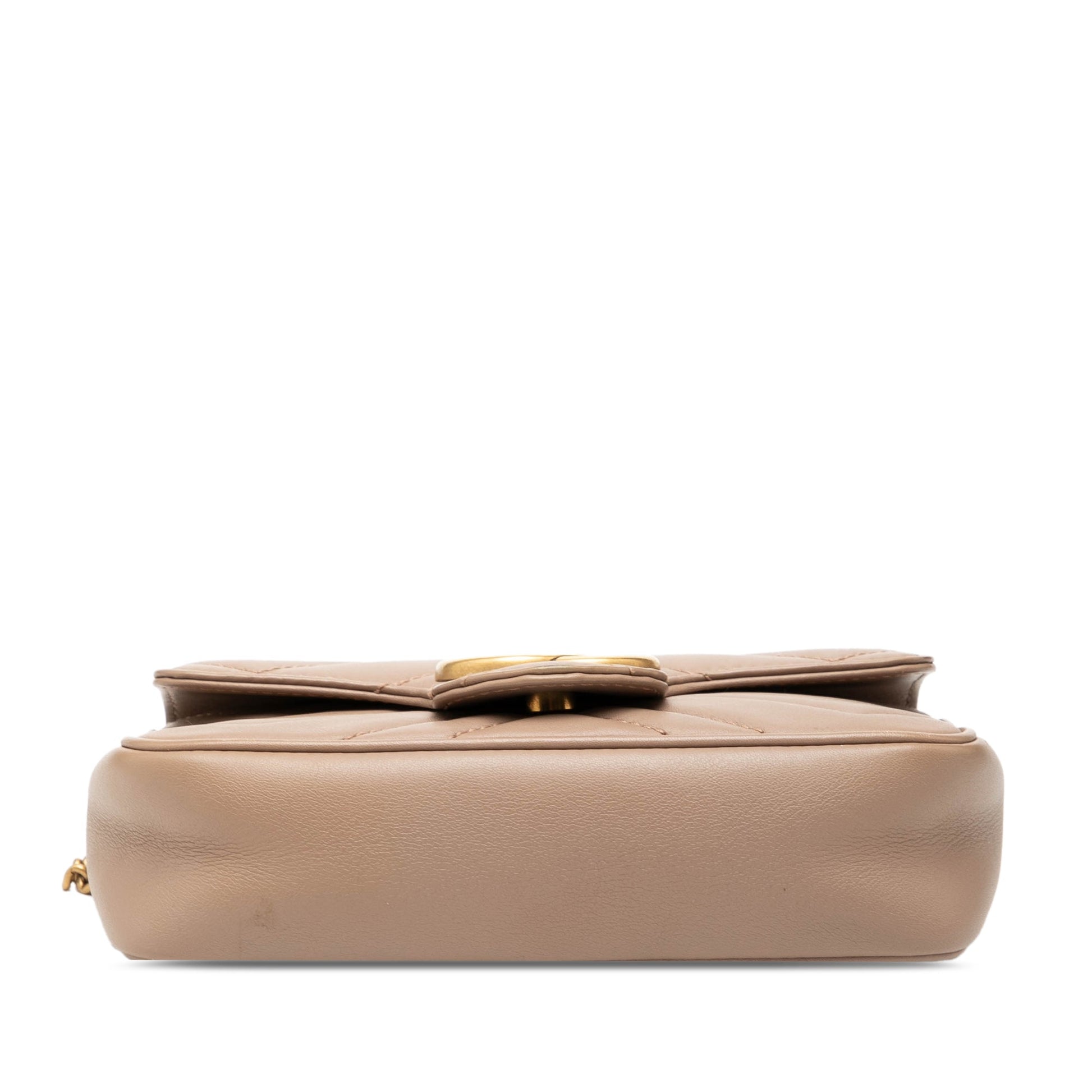 Gucci Mini GG Marmont Matelasse Leather Flap Crossbody