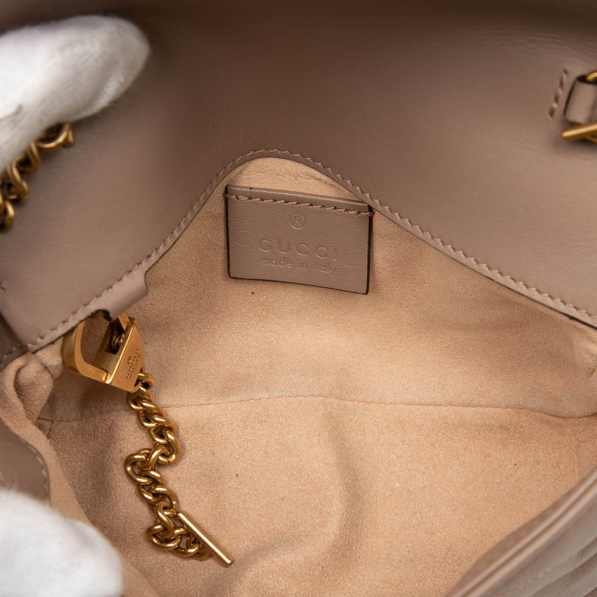 Gucci Mini GG Marmont Matelasse Leather Flap Crossbody