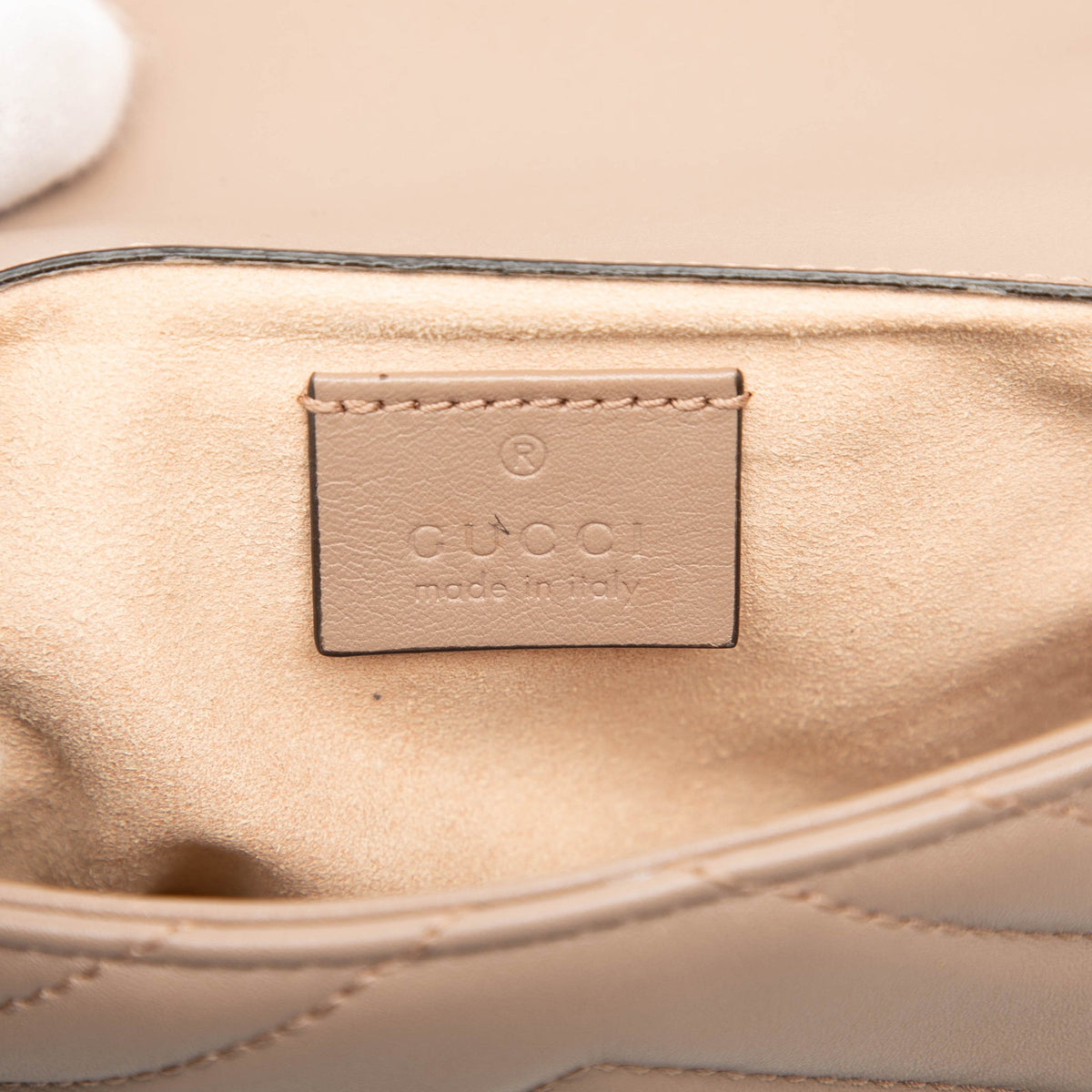 Gucci Mini GG Marmont Matelasse Calfskin Flap Crossbody