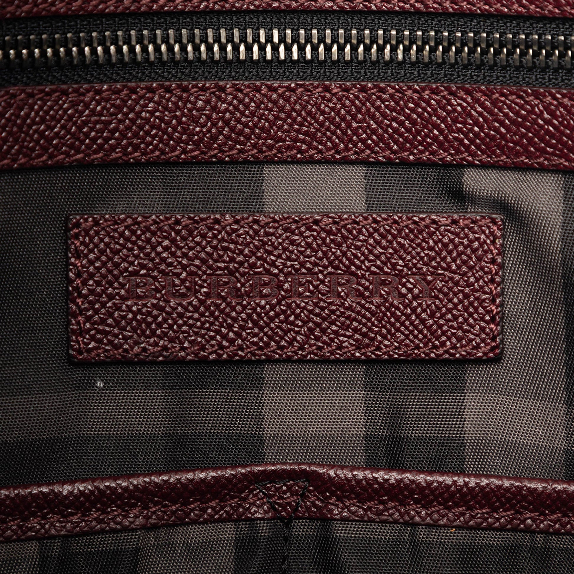 Bicolor Leather Newburg Business Bag