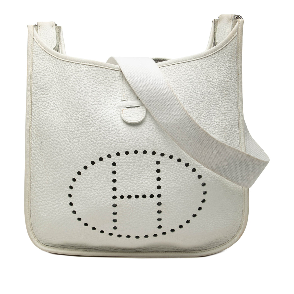 Hermès Clemence Evelyne I GM — White