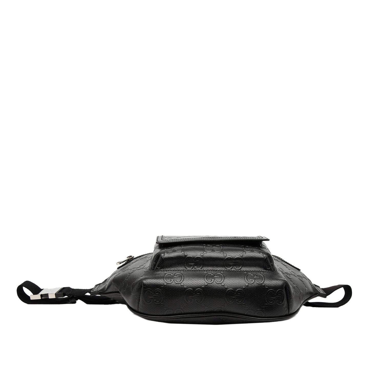 Gucci GG Embossed Perforated Leather Pocket Belt Bag