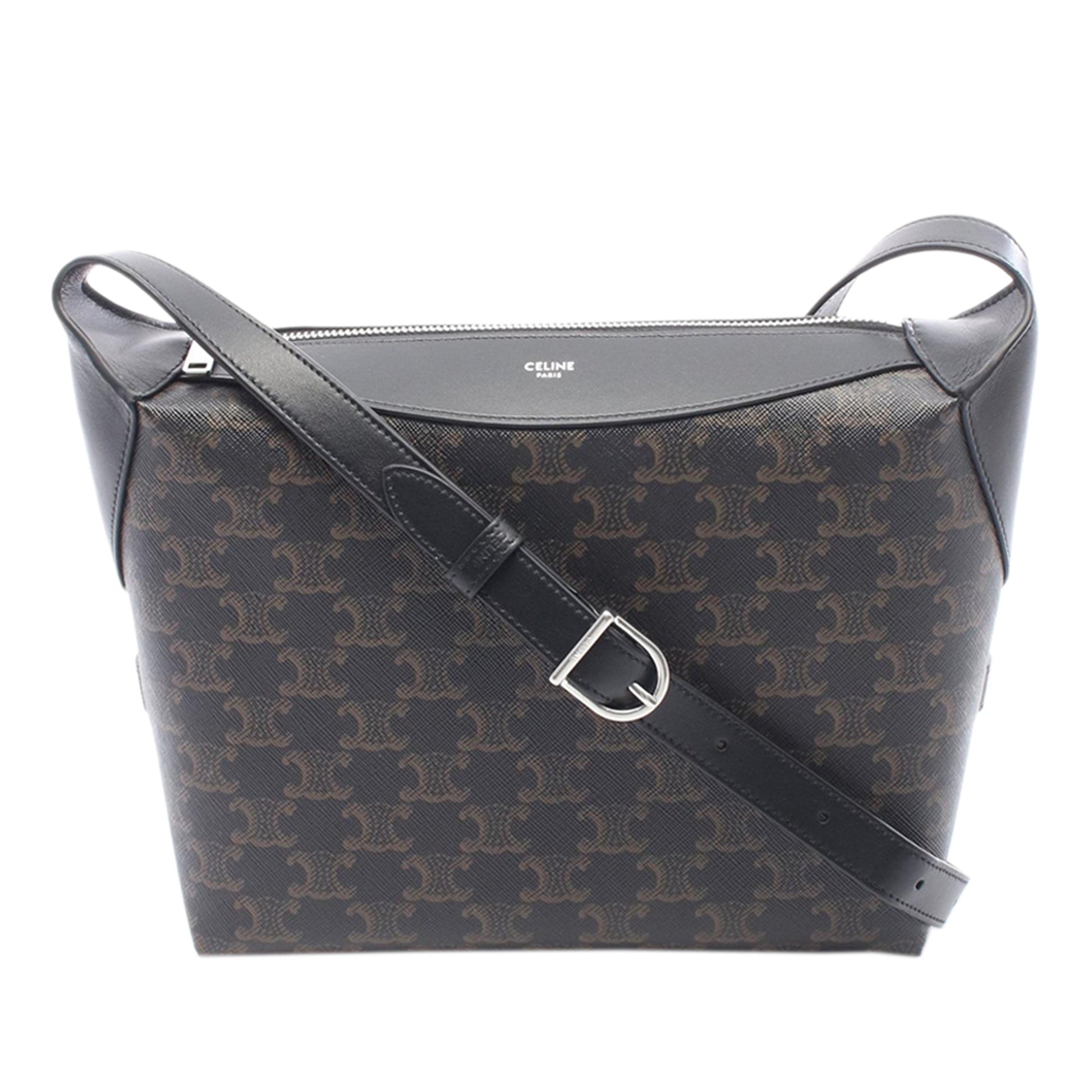 Celine Triomphe Coated Canvas Harry Crossbody
