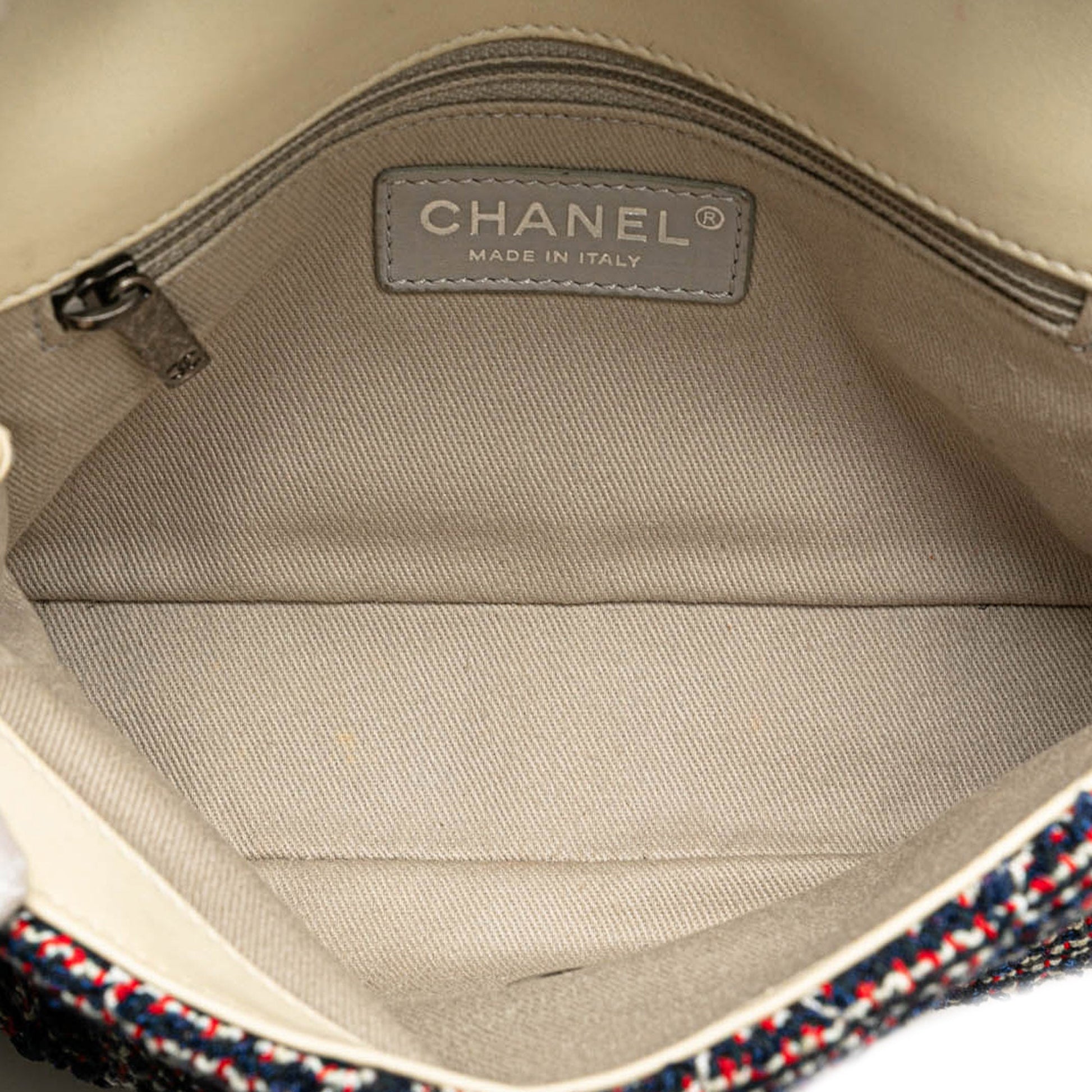 Chanel Mini Rectangular Tweed Single Flap
