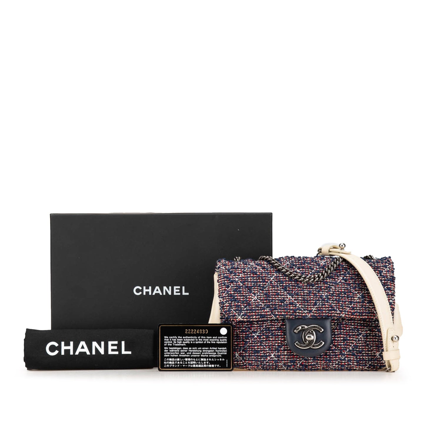 Chanel Mini Rectangular Tweed Single Flap