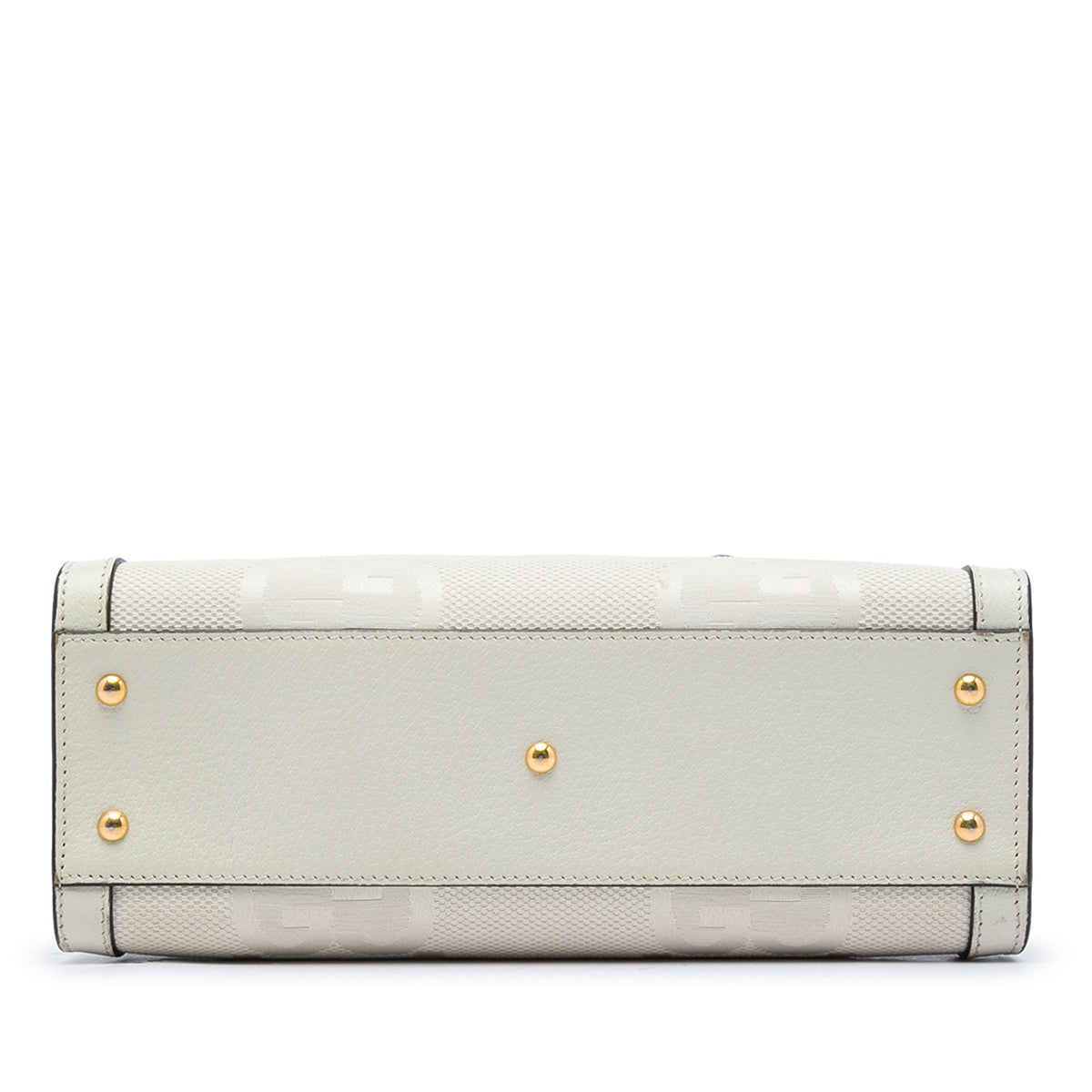 Gucci Medium Jumbo GG Canvas Bamboo Diana Satchel