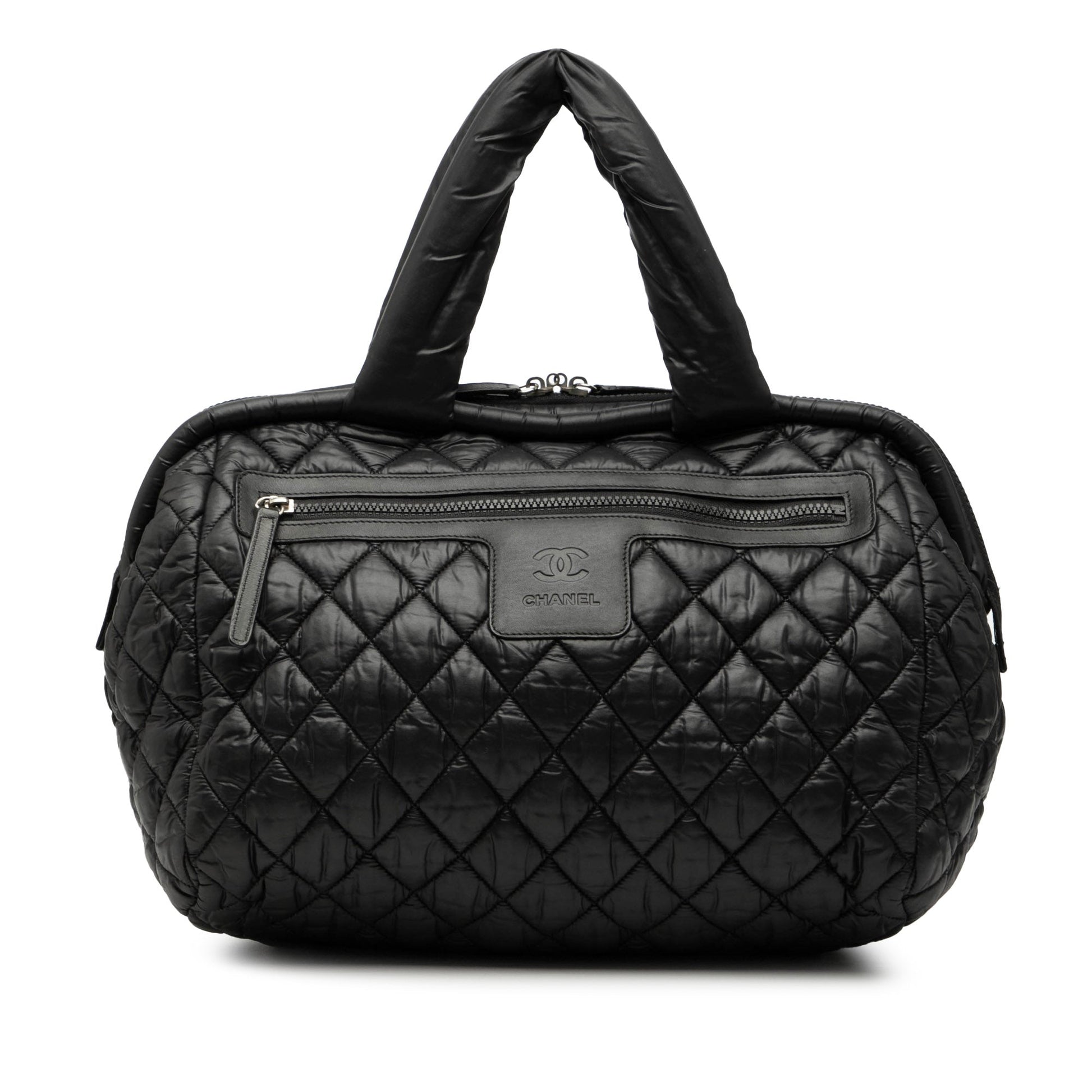 Chanel Quilted Nylon Coco Cocoon Bowling Bag