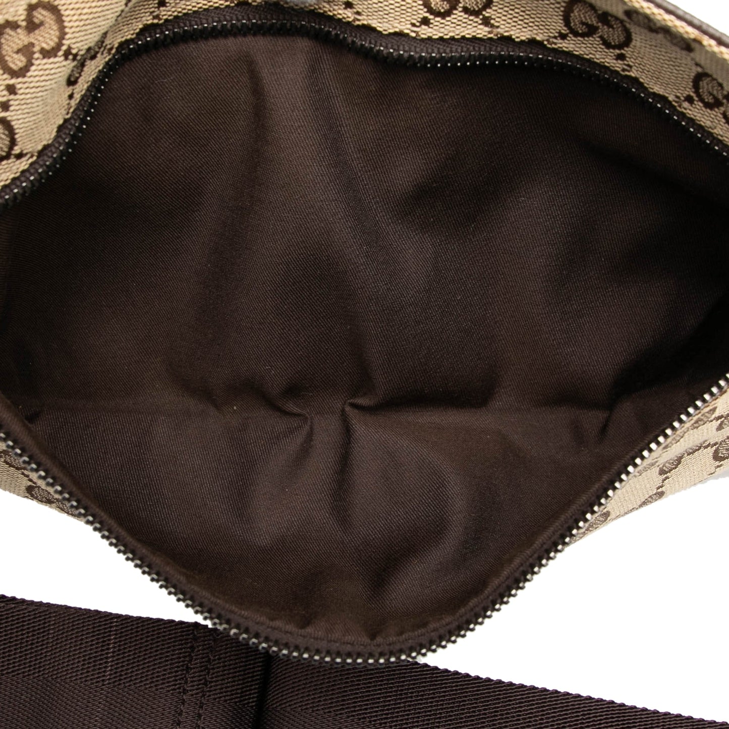 Gucci GG Canvas Double Pocket Belt Bag