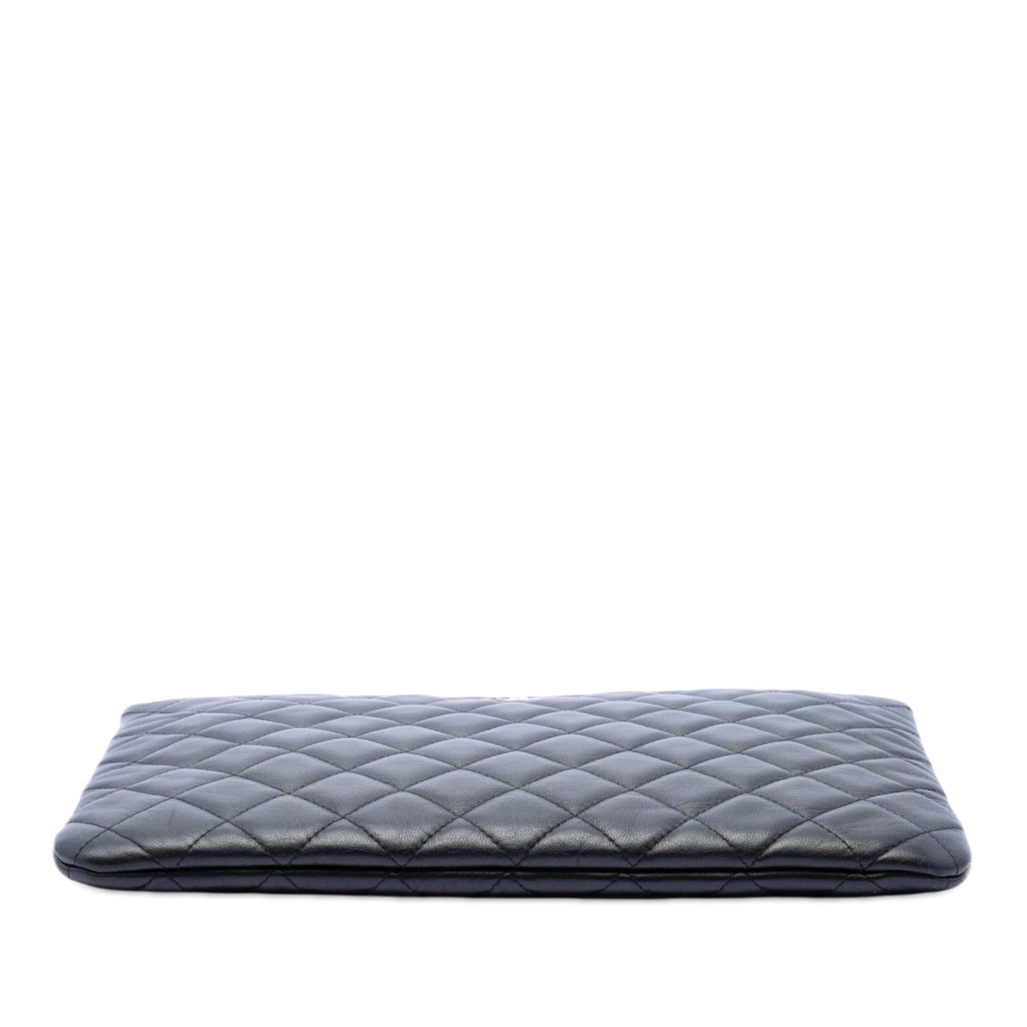 Chanel Medium Quilted Lambskin O Case Clutch
