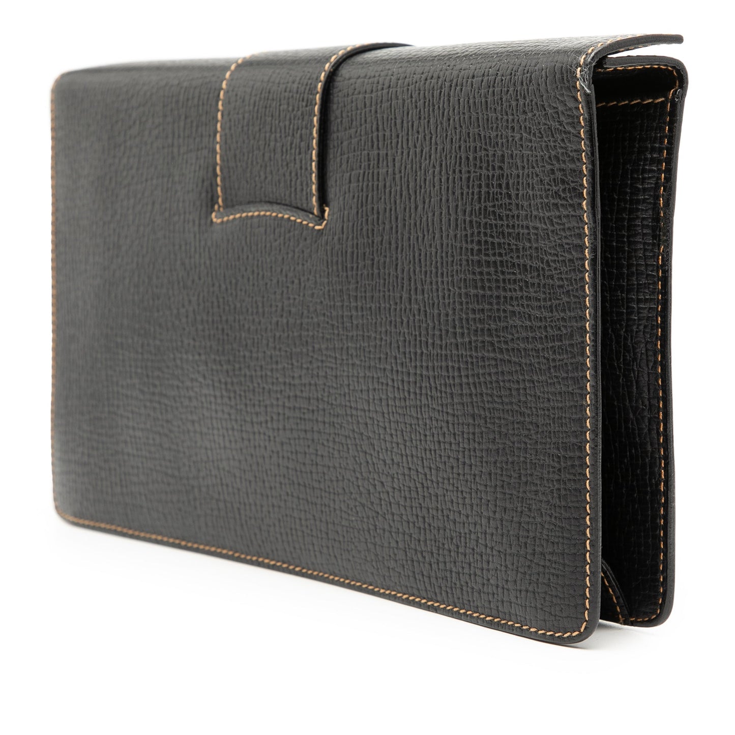 LOEWE Leather Toggle Clutch