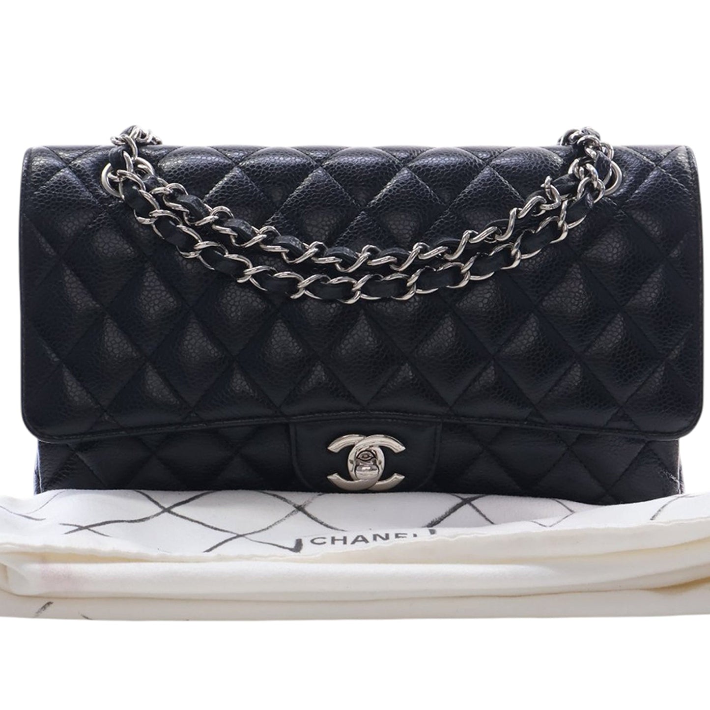 Chanel Medium Classic Caviar Double Flap