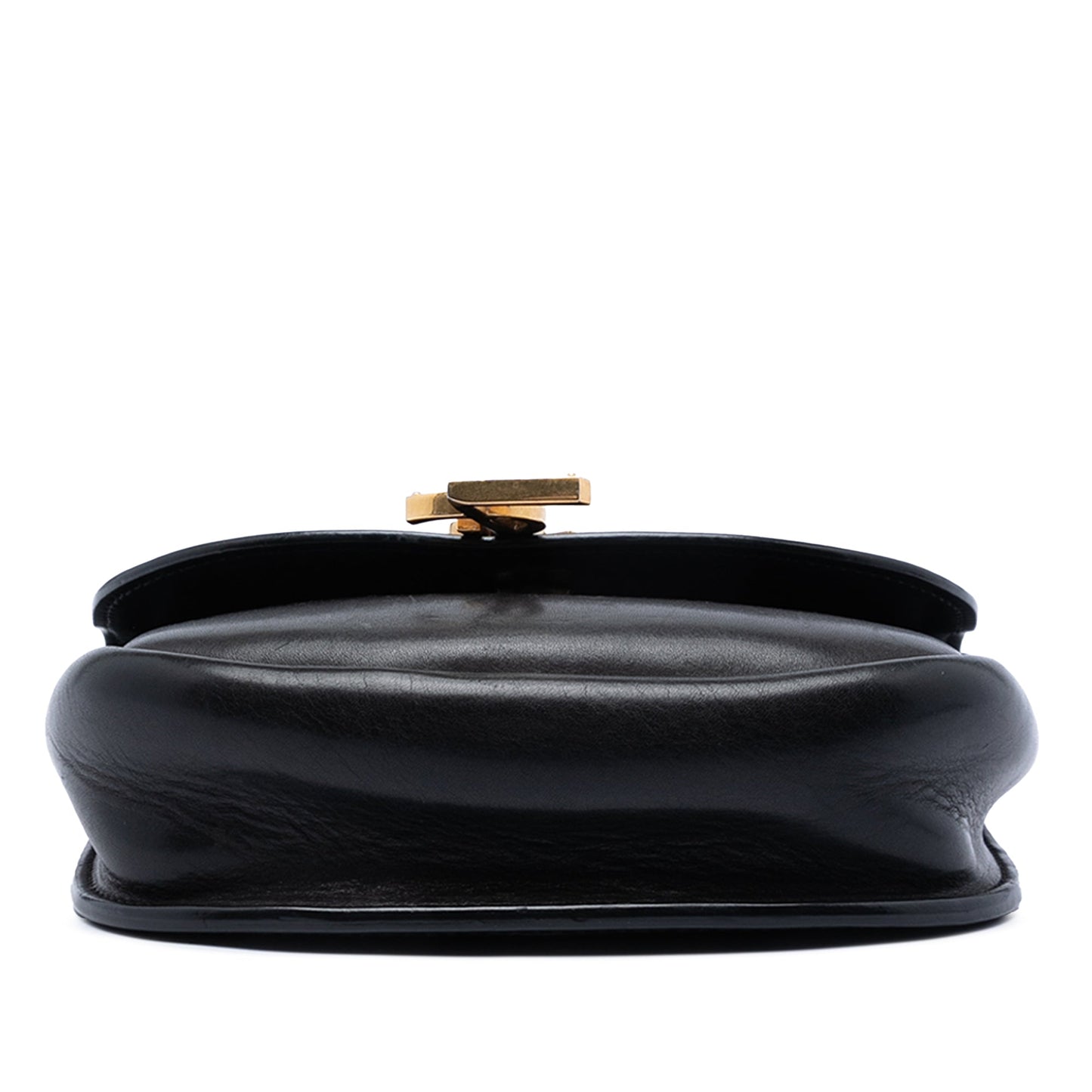 Saint Laurent Small Leather Monogram Kaia Crossbody
