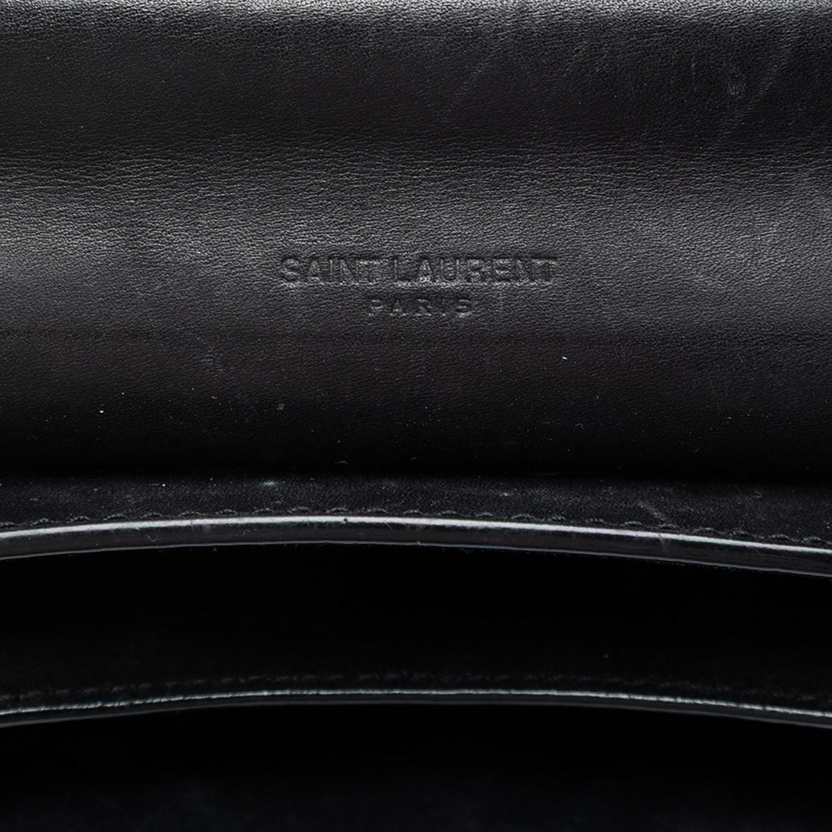 Saint Laurent Small Leather Monogram Kaia Crossbody