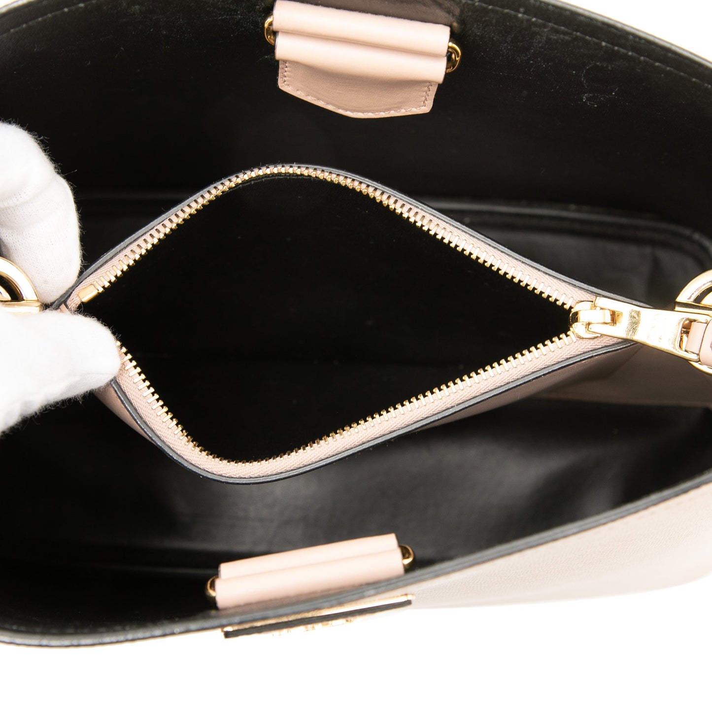 Small Saffiano Cuir Matinee Satchel