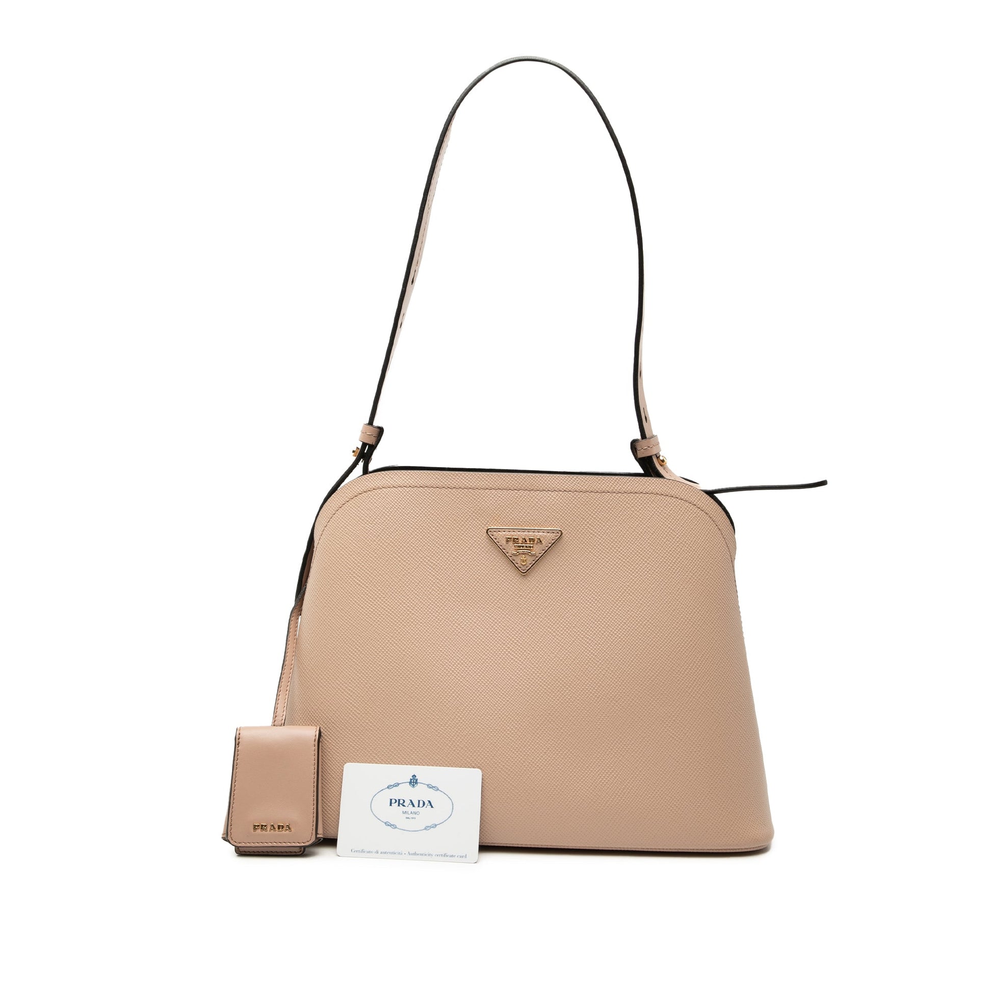 Small Saffiano Cuir Matinee Satchel
