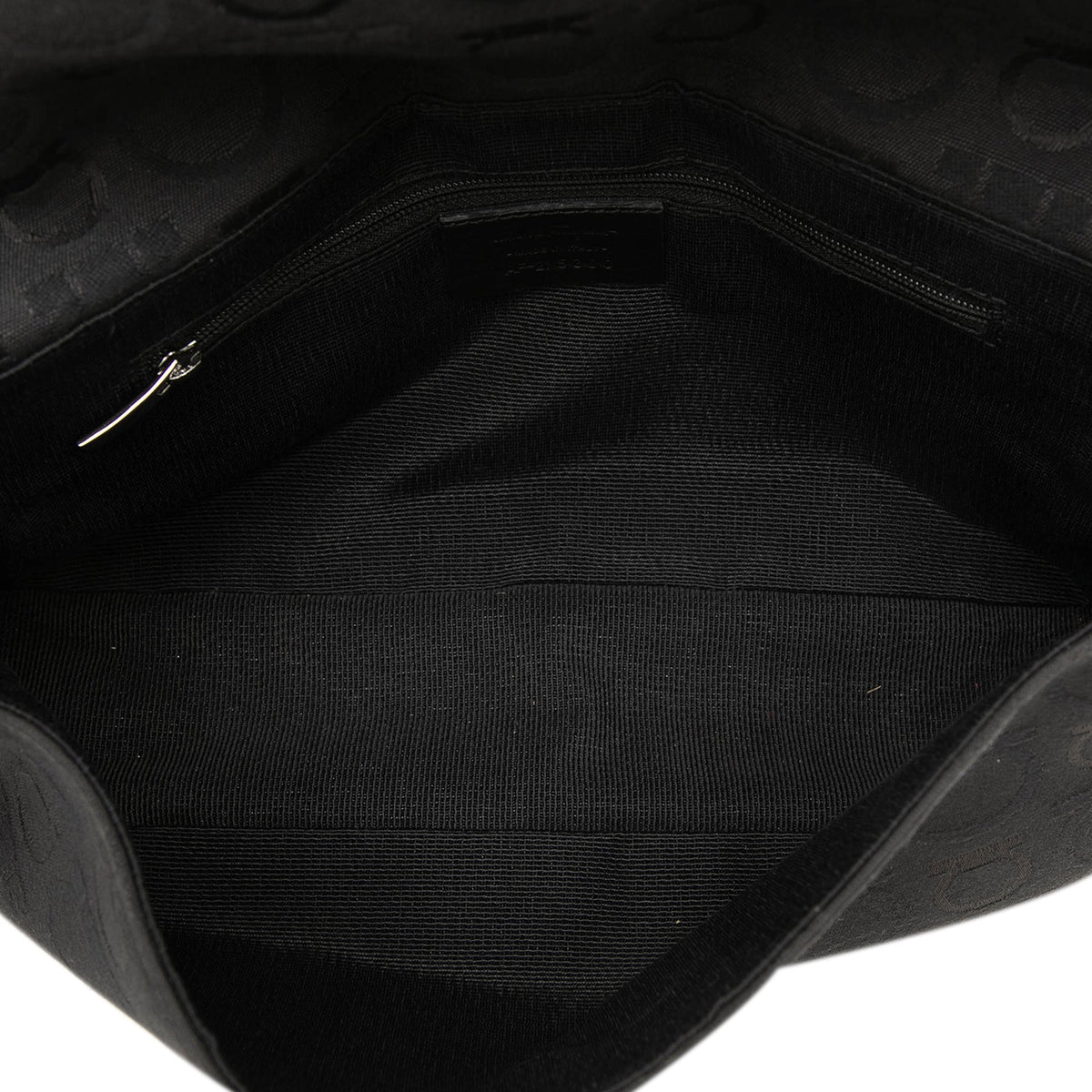 Ferragamo Gancini Canvas Shoulder Bag