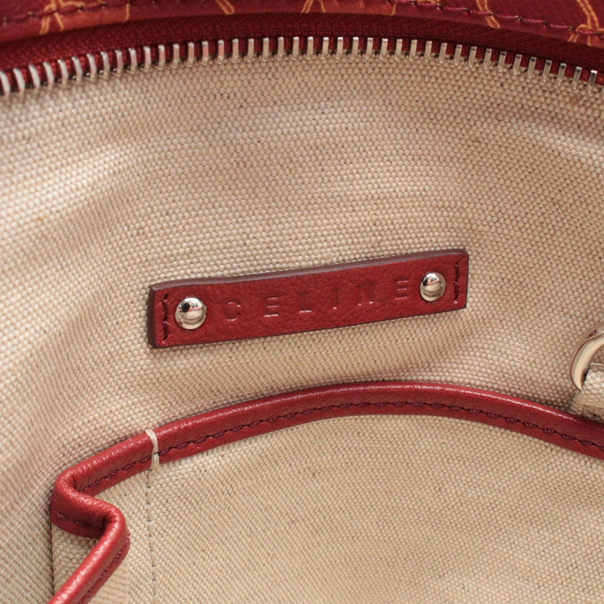 Celine Coated Canvas Sulky Tote