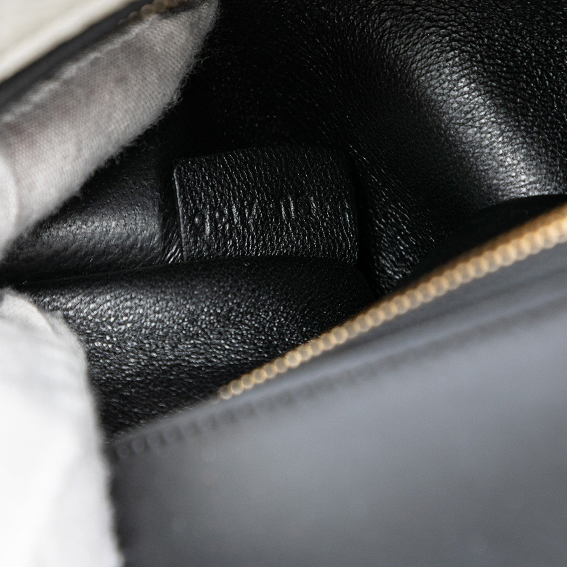 Small Tricolor Leather Trapeze Satchel