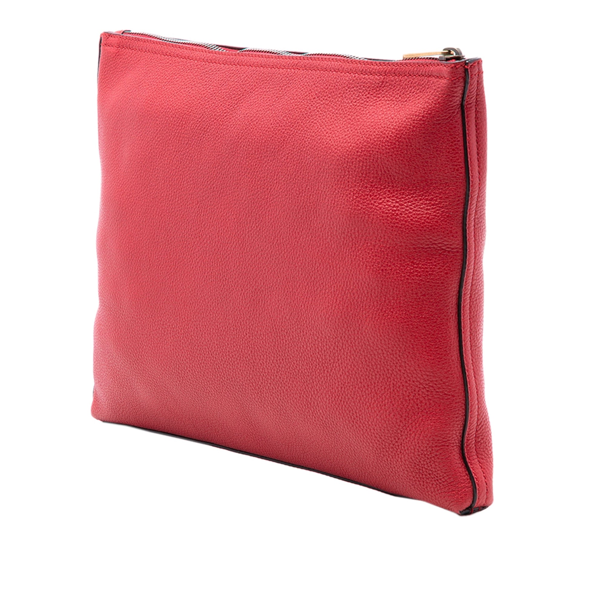 Gucci Medium Leather Logo Portfolio Clutch