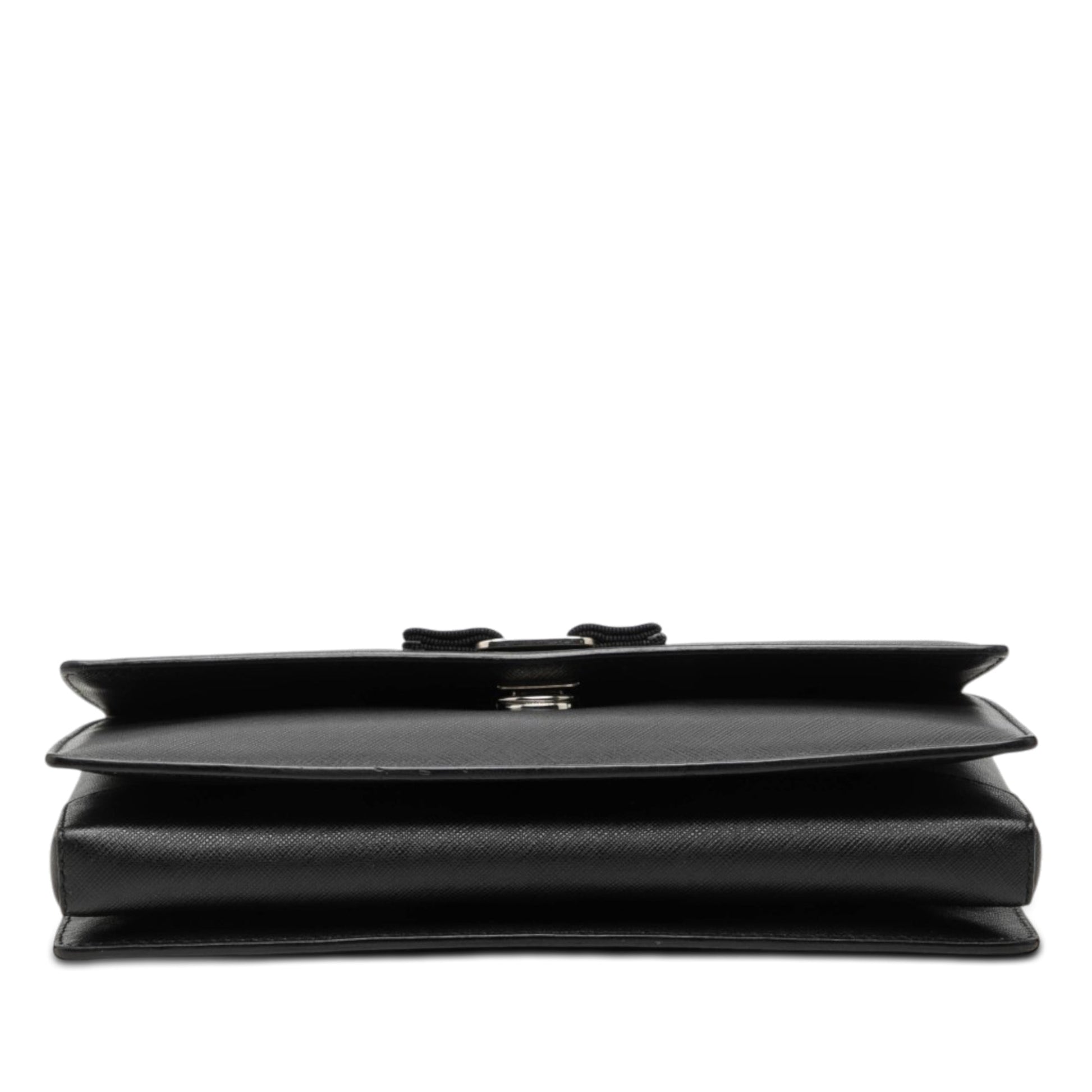 Ferragamo Leather Vara Bow Chain Crossbody