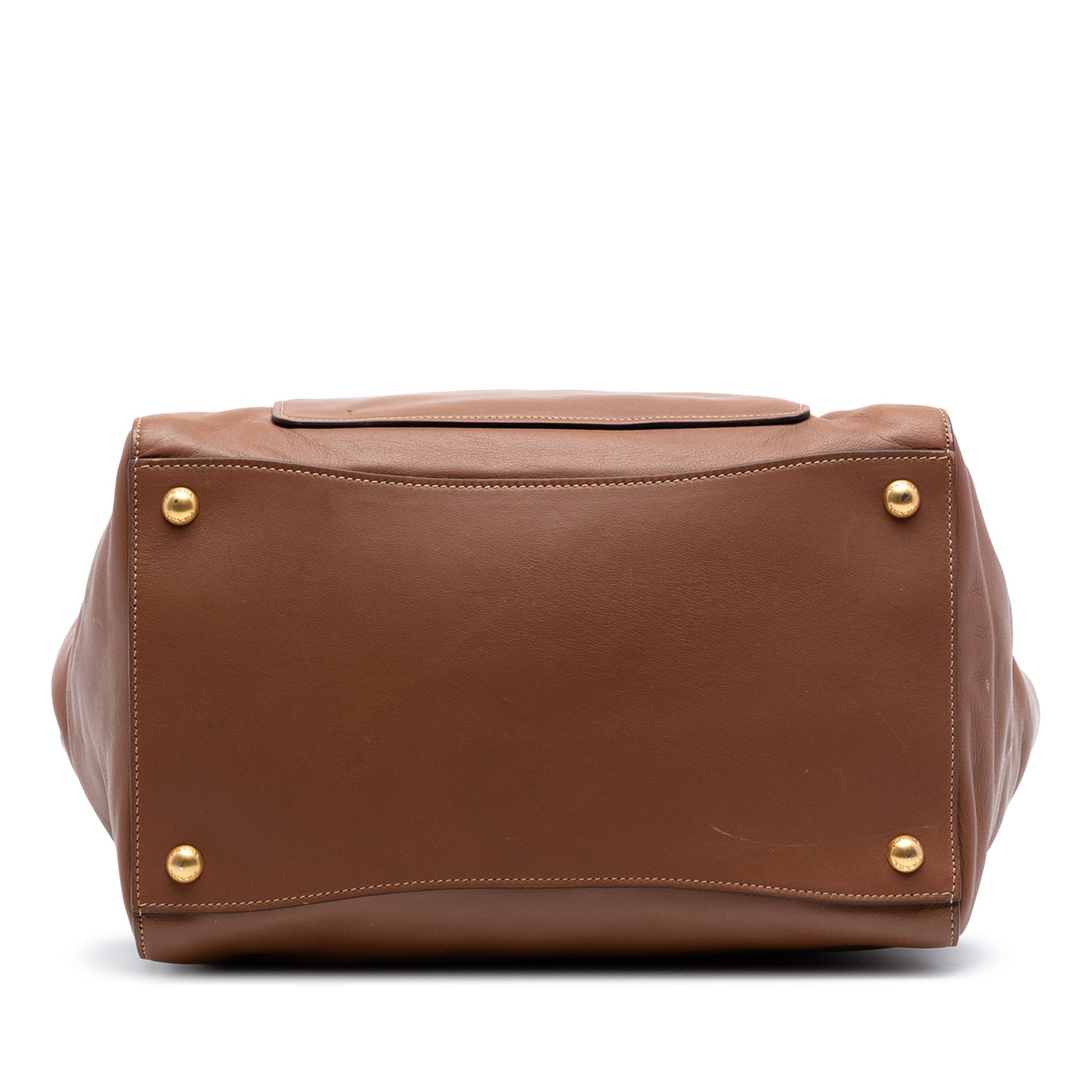 Soft Calf Front Pocket Open Convertible Tote