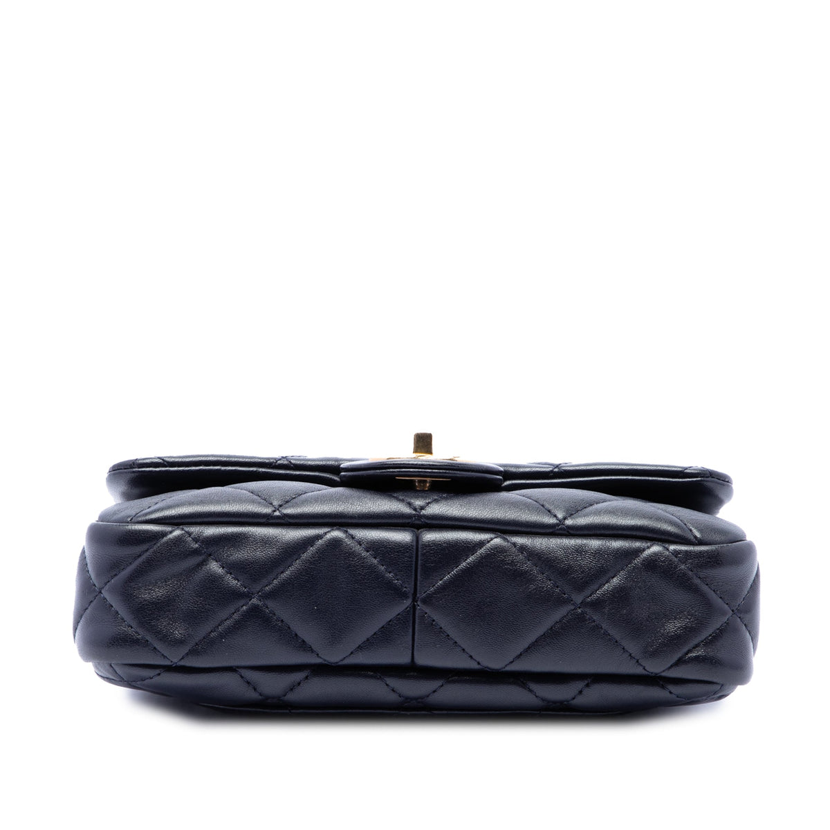 Chanel Small Quilted Lambskin Funky Town Flap — Blue