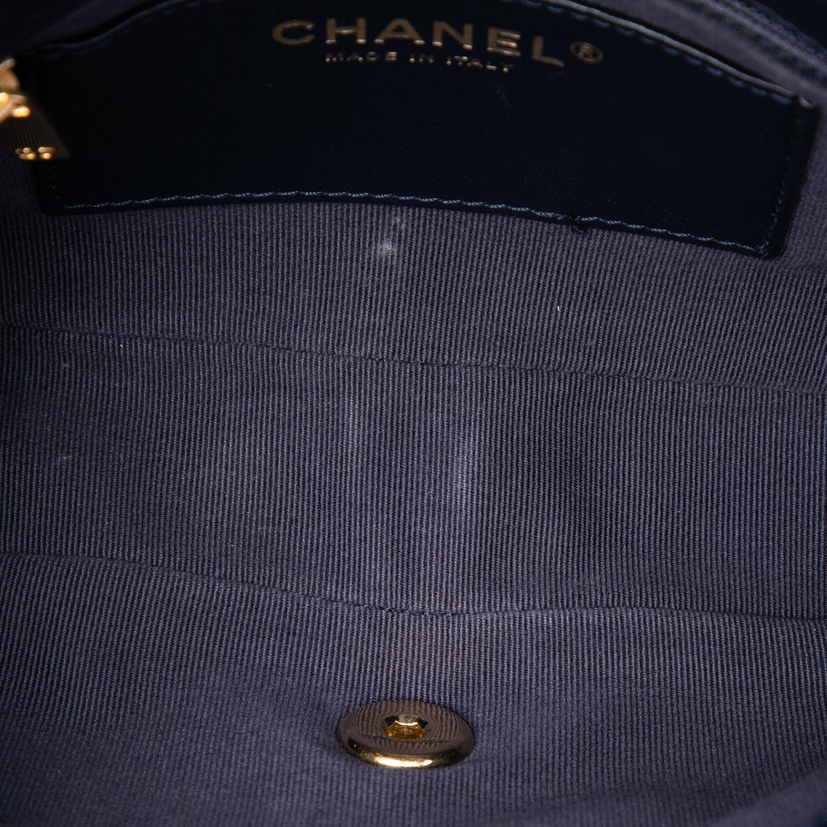 Chanel Small Quilted Lambskin Funky Town Flap — Blue