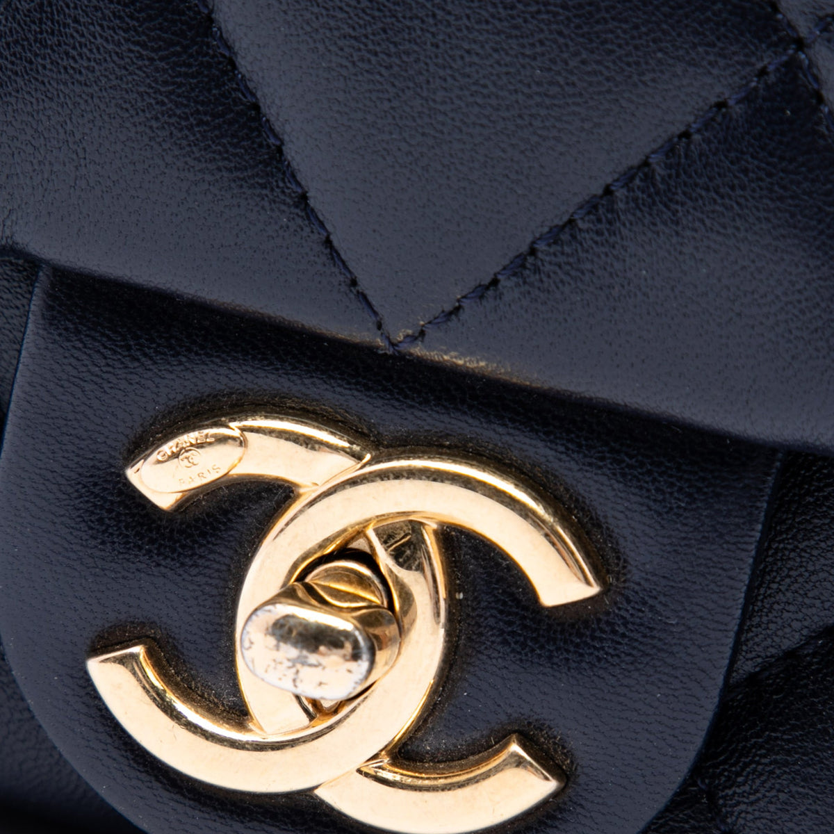 Chanel Small Quilted Lambskin Funky Town Flap — Blue