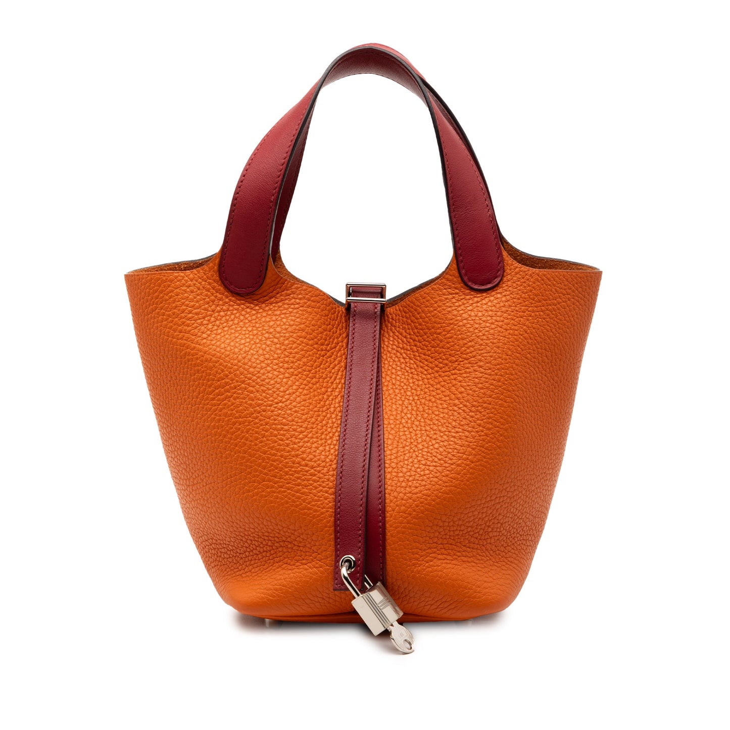 HermÃ¨s Bicolor Clemence and Swift Picotin Lock 18