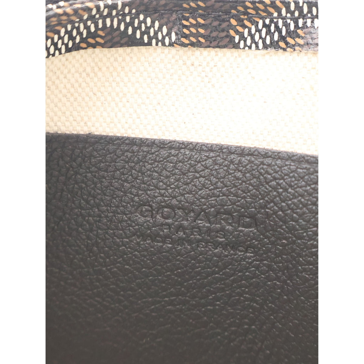 Goyard Goyardine Plumet Pocket Wallet — Black