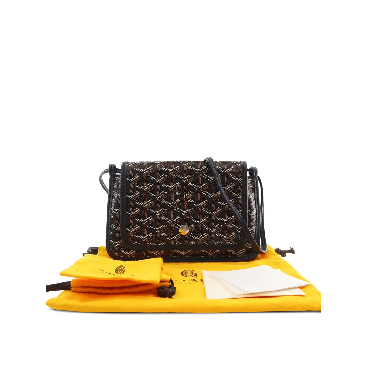 Goyard Goyardine Plumet Pocket Wallet — Black