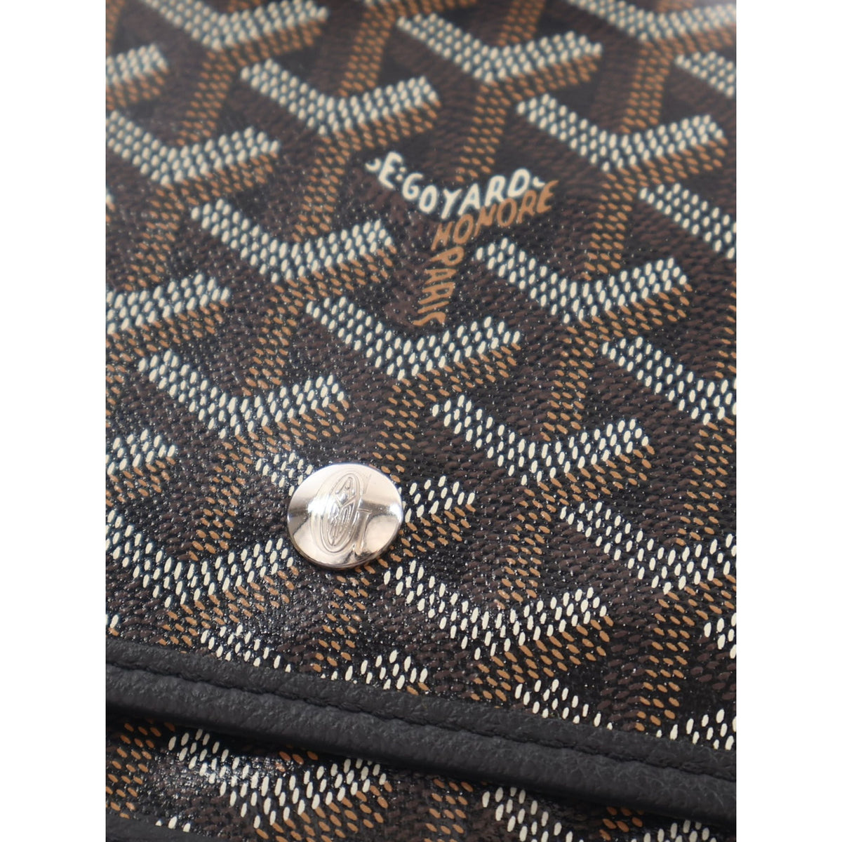 Goyard Goyardine Plumet Pocket Wallet — Black