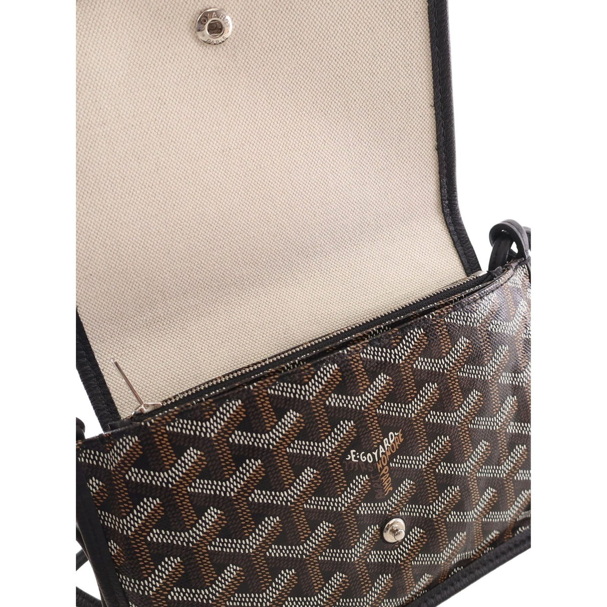 Goyard Goyardine Plumet Pocket Wallet — Black