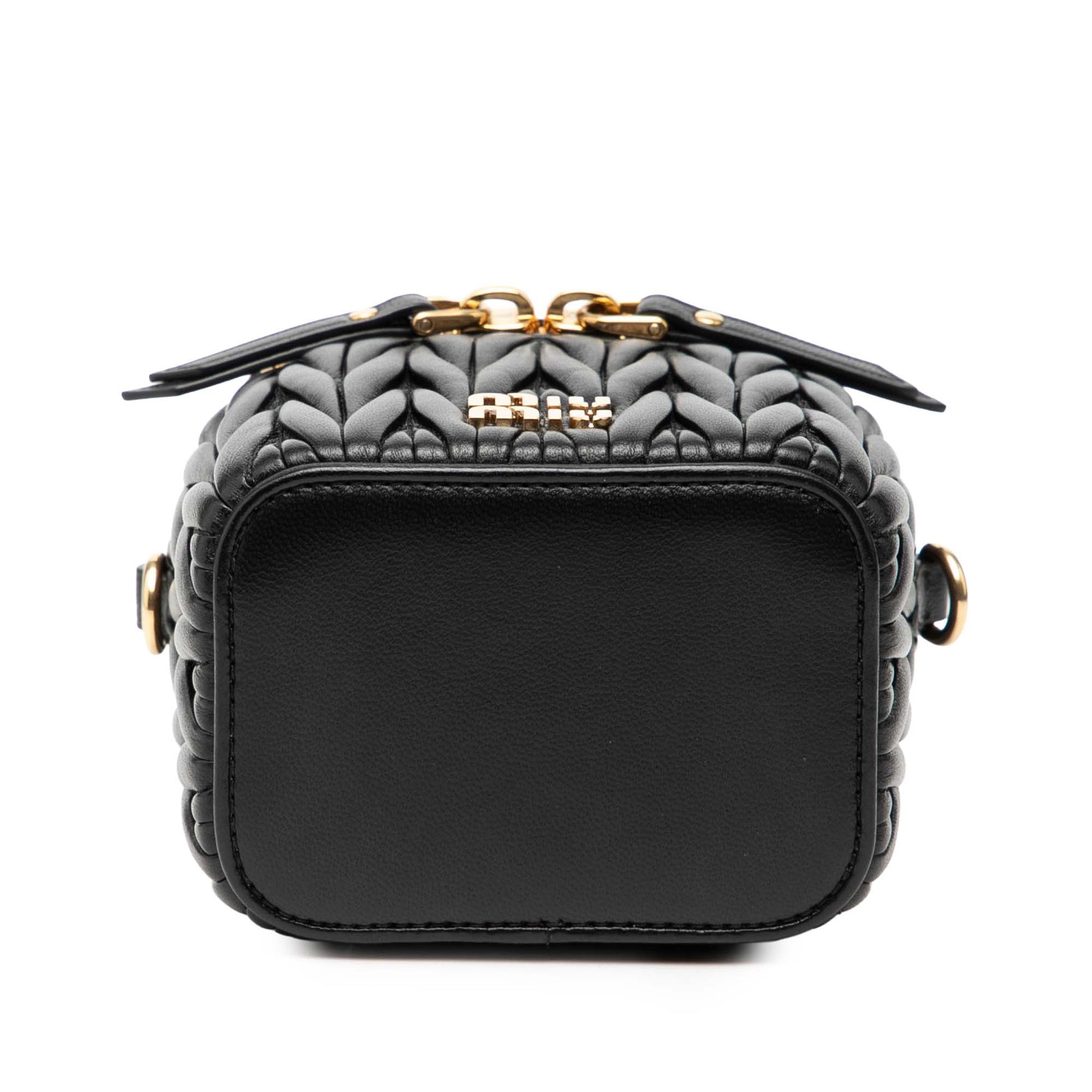 Miu Miu Micro Matelasse Nappa Vanity Crossbody