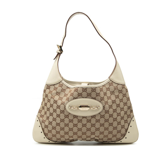 Gucci GG Canvas Punch Hobo