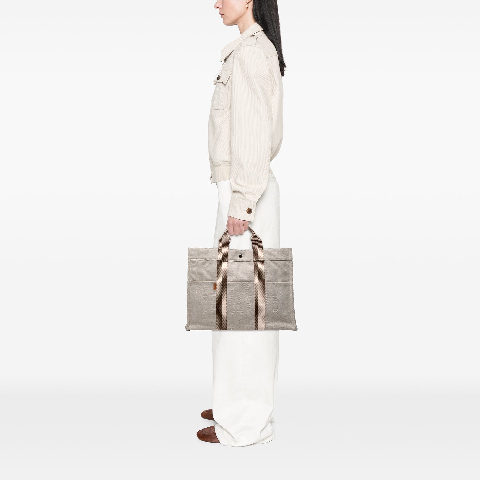 Hermès Canvas Fourre Tout MM