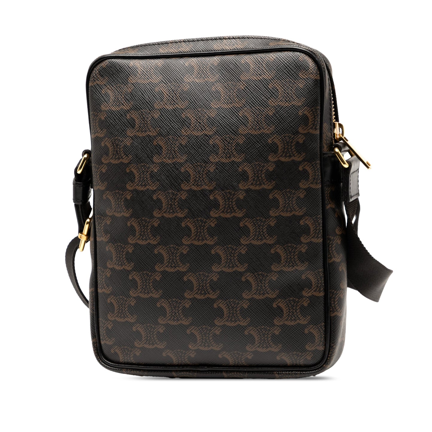 Celine Triomphe Coated Canvas Vertical Crossbody