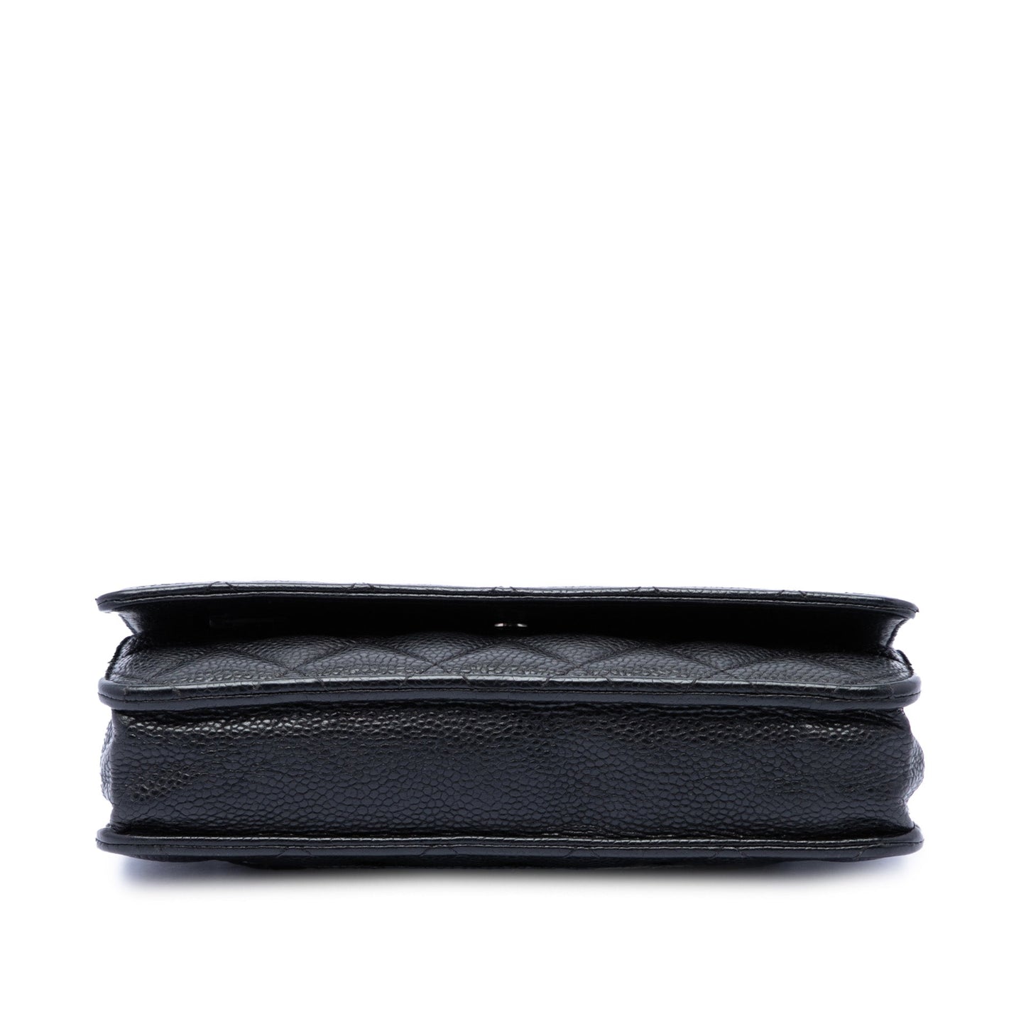 Chanel CC Quilted Caviar Wallet on Chain