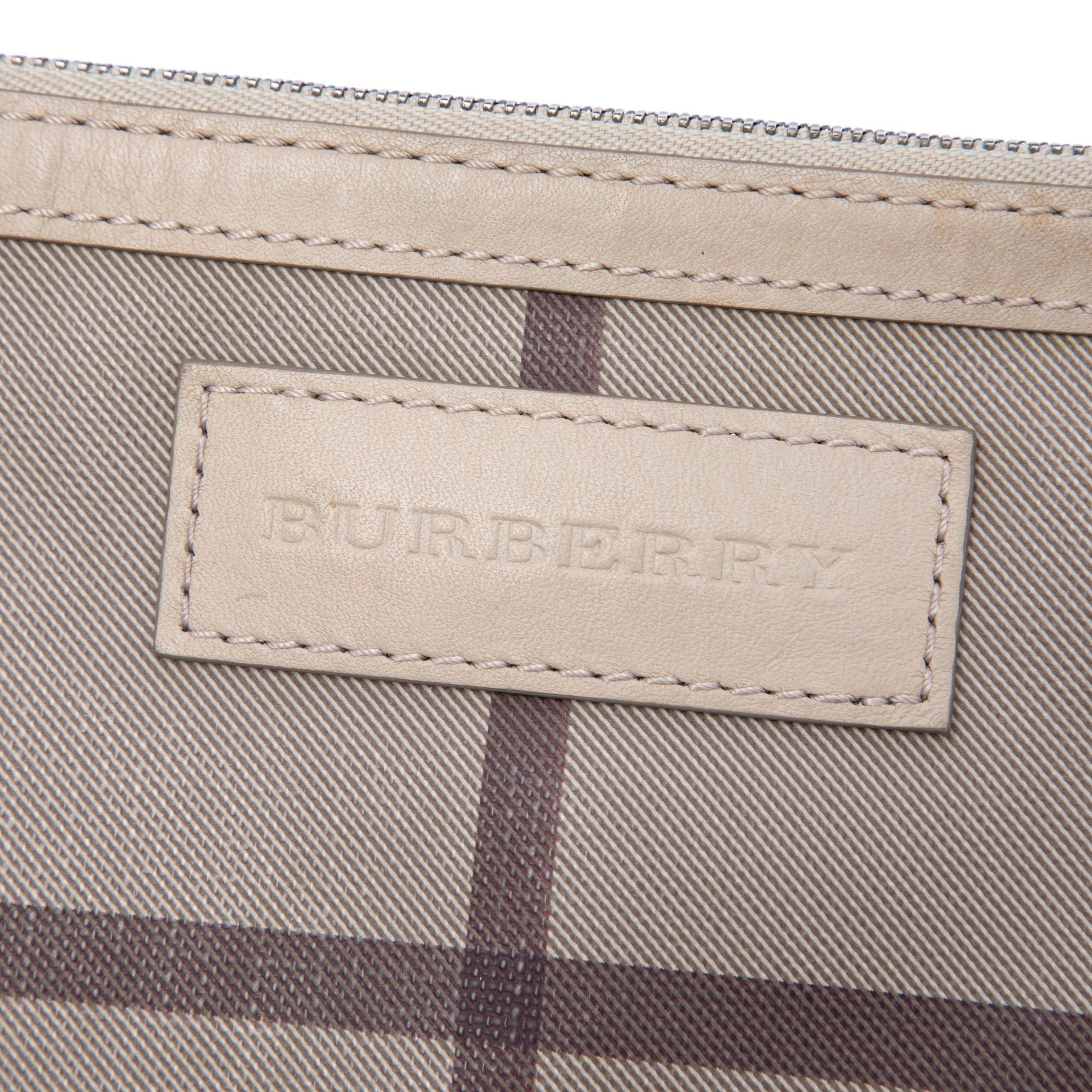 Burberry Small Smoke Check Coated Canvas Canterbury Tote